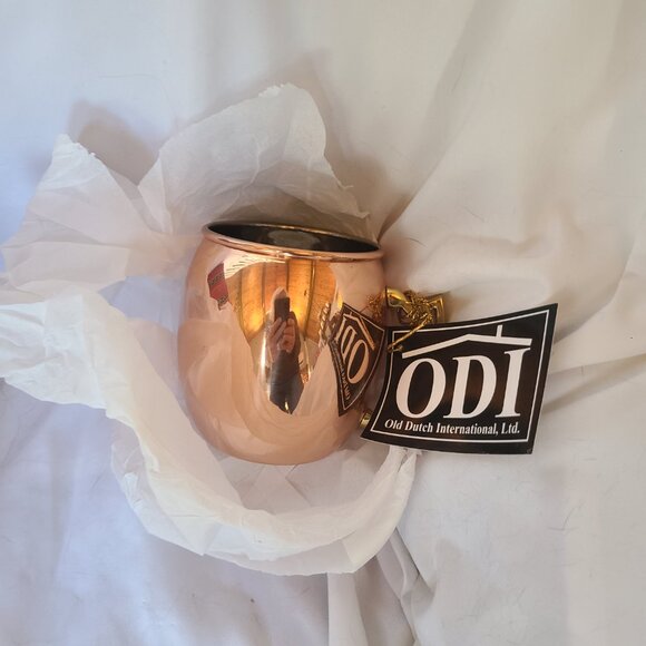 NEW ODI OLD DUTCH INTL Solid Copper Moscow Mule 16 oz. - Picture 4 of 7